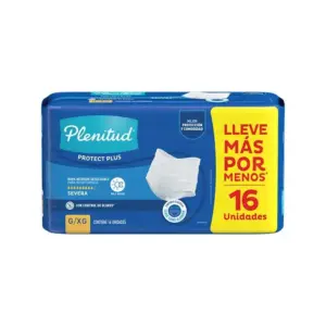 PLENITUD ROPA INTERIOR PROTECT PLUS 16 UNIDAD TALLA G/XG