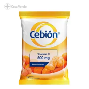 CEBION MANDARINA 500MG 12 TABLETA MASTICABLE (1 SOBRE)