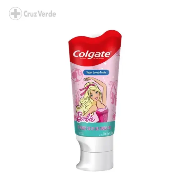 COLGATE JUNIOR BARBIE 6+ AÑOS BUBBLE FRUIT 75ML PASTA DENTAL
