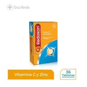 REDOXON DOBLE ACCION NARANJA 36 TABLETA EFERVESCENTE (DISP)