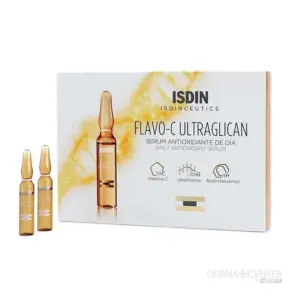 ISDIN FLAVO-C ANTIEDAD ULTRAGLICAN DIA SERUM 10 AMPOLLA FACIAL 2ML