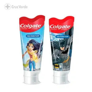 COLGATE JUNIOR JUSTICE LEAGUE 6+ AÑOS BUBBLE FRUIT 75ML PASTA DENTAL