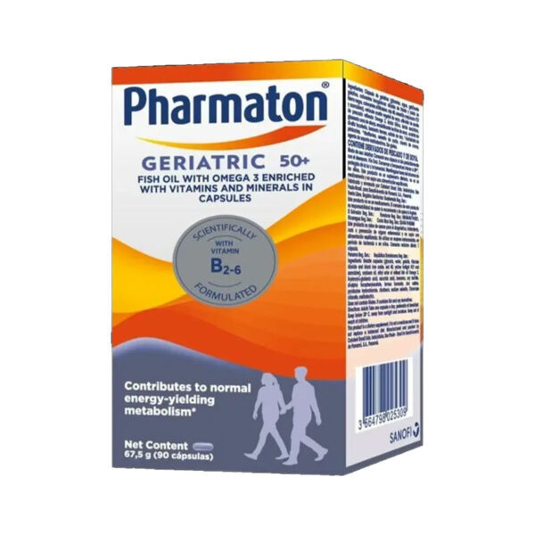 PHARMATON GERIATRIC 50+ X 90 CAPSULAS