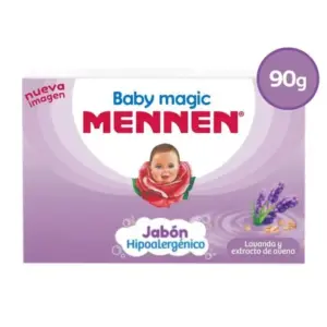MENNEN BABY MAGIC LAVANDA 90G JABON BARRA