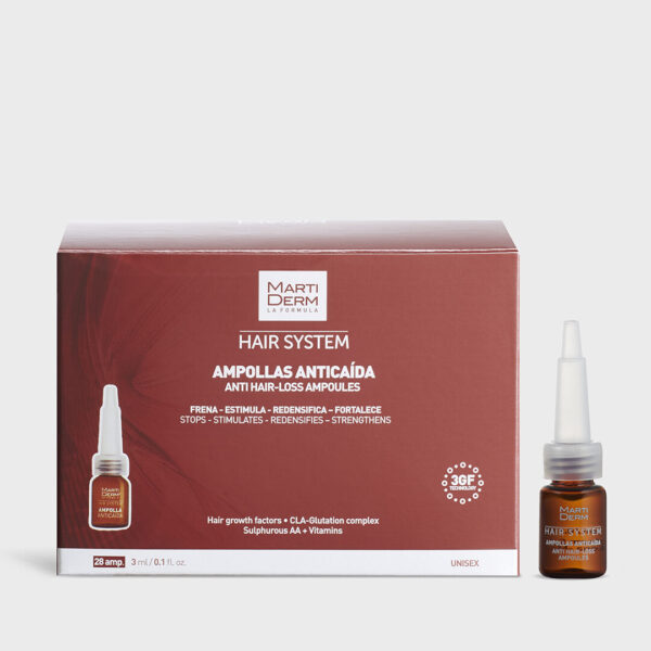 MARTIDERM HAIR SYSTEM ANTICAIDA UNISEX 14 AMPOLLA CAPILAR 3ML