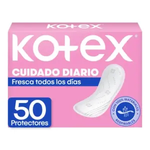 KOTEX PROTECTORES DAYS DUO ANATOMICOS X 50
