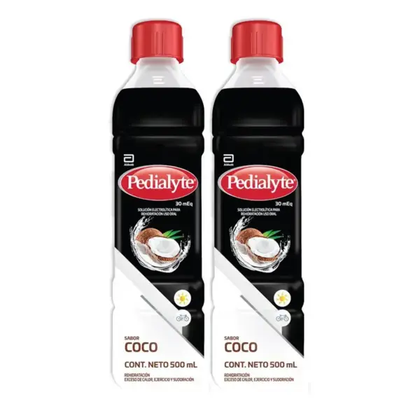 PEDIALYTE 30 COCO 500ML SUERO ORAL (2PACK)
