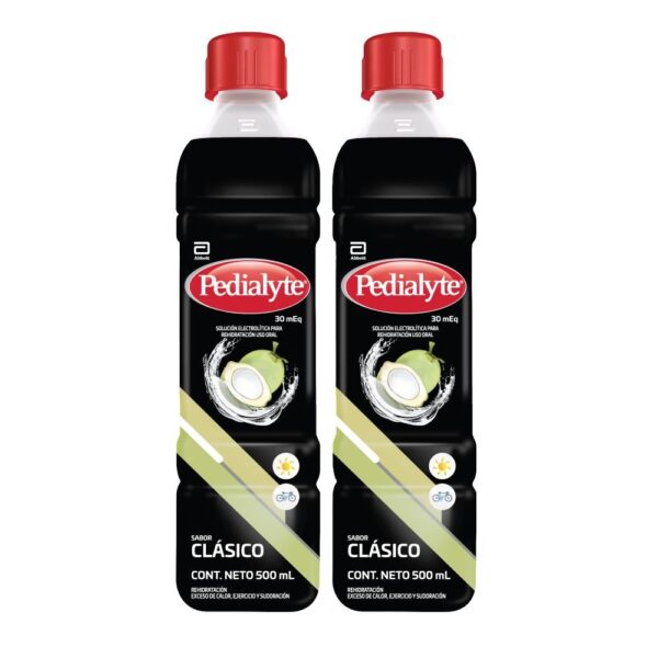 PEDIALYTE 30 CLASICO 500ML SUERO ORAL (2PACK)
