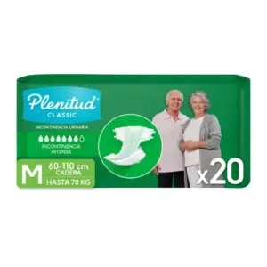 PLENITUD CLASSIC PAÑAL ADULTO 20 UNIDAD TALLA M