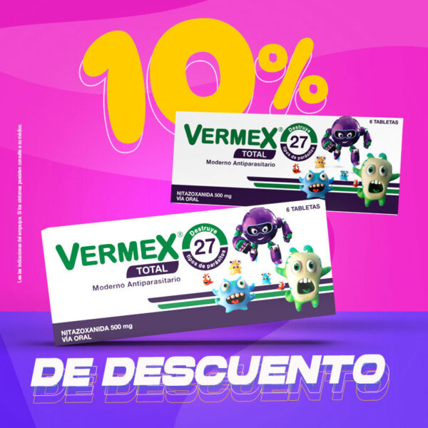 VERMEX TOTAL 500MG 6 TABLETA