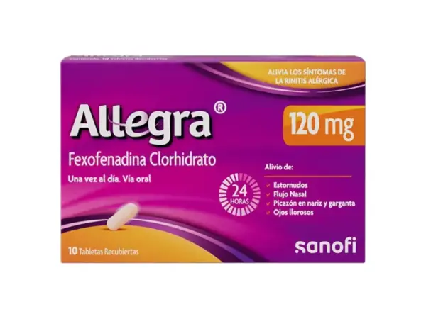 ALLEGRA 120MG 10 COMPRIMIDO