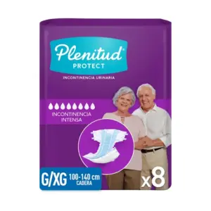 PLENITUD PAÑAL PROTEC 8 UNIDAD TALLA G/XG