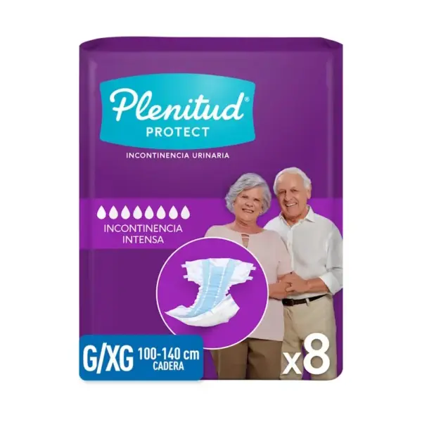 PLENITUD PAÑAL PROTEC 8 UNIDAD TALLA G/XG