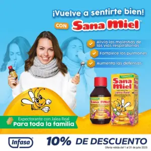 SANA MIEL 120ML JARABE