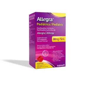 ALLEGRA PEDIATRICO 30MG/5ML 150ML SUSPENSION