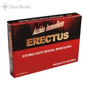ERECTUS ESTIMULANTE SEXUAL MASCULINO 10 CAPSULA