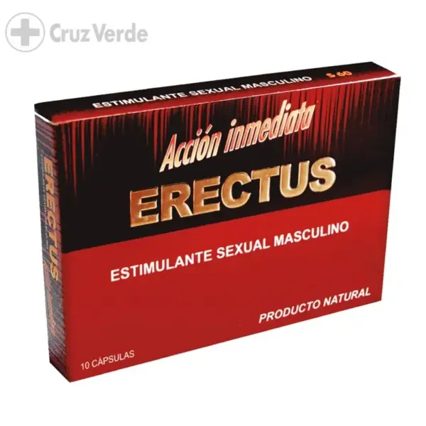 ERECTUS ESTIMULANTE SEXUAL MASCULINO 10 CAPSULA