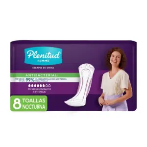 PLENITUD FEMME TOALLA NOCTURA 8 UNIDAD