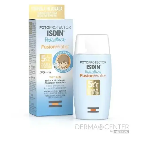 ISDIN FOTOPROTECTOR FUSION WATER PEDIATRICO SPF50 50ML CREMA FACIAL Y CORPORAL