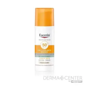 EUCERIN PROTECTOR SOLAR TOQUE SECO TONO CLARO SPF50+ 50ML GEL-CREMA FACIAL