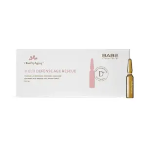 BABE MULTI DEFENSE AGE RESCUE 7 AMPOLLA 2ML SUERO FACIAL