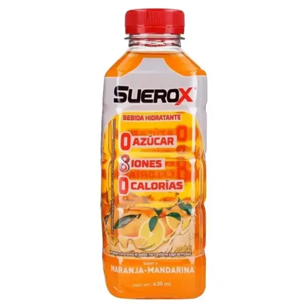 SUEROX ADUL 8IONES NARANAJA-MANDARINA 630ML