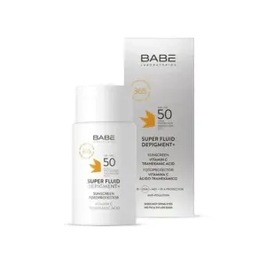 BABE FOTOPROTECTOR SOLAR SUPER FLUID DEPIGMENT+ SPF50 50ML FLUIDO FACIAL